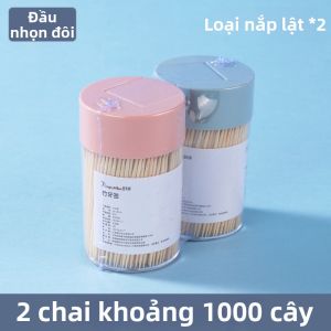 TAFUMAN | Tăm Gỗ Hai Đầu Mỏng Dùng Một Lần 500 Cây