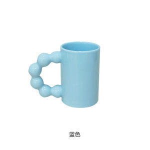 Creative Ceramic Coffee Mug Ink Splatter Design High Aesthetic Value Small Niche Design Mark Cup Nordic Style Adult Beverage Cup