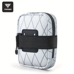 TOSUOD Mini Lightweight Cycling Tail Bag Portable Bike Storage Small Tool Bag for Road Bike Bicycle Saddle Bag