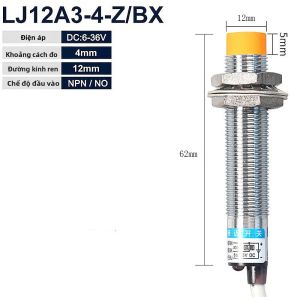 LJ12A3-4-Z/BX LJ12A3-4-Z/AX 12mm Công Tắc Tiệm Cận Cảm Biến Tiệm Cận Cảm Ứng NPN/PNP DC 6-36V Phát Hiện Phương Pháp Tiếp Cận Phần Dụng Cụ Cầm Tay