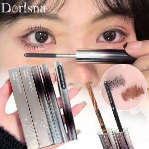 SWEETMINT Small Steel Rod Mascara Waterproof Eye Black Eyelash Extension Curling Lengthening Mascara Anti Smudging Black & Brown
