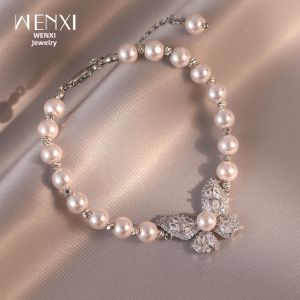 WENXI | Sparkling Pearl Luxury Feminine Bracelet