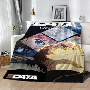 Bandai | T-Tainy Singer D-Data Rapper Music 3D Flannel Blanket Soft Throw Blanket Art For Home Decor Bedroom Bed Sofa Picnic Fans Gifts
