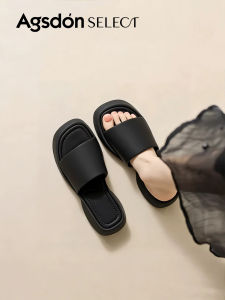 Agsdon | Thick Sole Height Increasing Comfortable Casual Flip Flops Summer