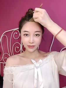 Natural White Buffalo Horn Comb Scraping Board Facial Beauty Face Eye Whole Body Shaving Face Tendon Stick