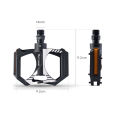 WEST BIKING Dual DU Nylon Bike Pedals Anti Slip Sealed Bearings Bicycle Pedal Wear Resistant Wide Platform Cycling Pedals. 