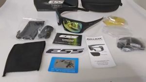 ESS Tactical Sunglasses for Shooting MenS Sports Sunglasses Eye Protection Uv Potection for Camping Outdoor Activities