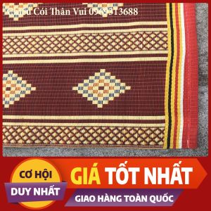 (CỠ ĐẠI- SIZE TO) Chiếu Nhựa Gập Đôi Gấp Gọn Không Thấm Nước Hàng Việt Nam