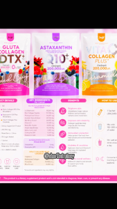 Joji Gluta Collagen DTX Mixed Berry 200000mg 10pc Sachet