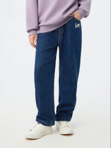 Lee | Quần Jeans Rửa Sẵn Dành Cho Bé Trai Và Bé Gái Mùa Xuân/Thu Kiểu Dáng Thoáng Đơn Giản
