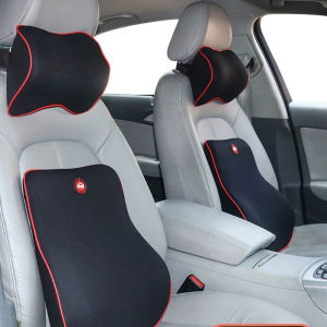 Car Neck Pillow 3D Memory Foam Headrest Lumbar Pillow Suitable for Travel Outdoor Auto Pillow Cushion Auto Accessories