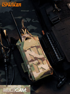 Outstanding Tactical Radio Communication Case Handheld Radio Protective Cover Storage Bag Molle Sub Bag for Outdoor Sports