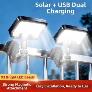 NAIFUNA | Magnetic Solar Waterproof Outdoor Wall Lamp