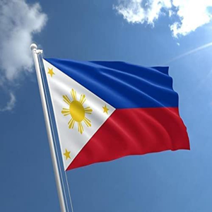 Philippine flag 3 feet X 5 feet Dacron outdoor banner