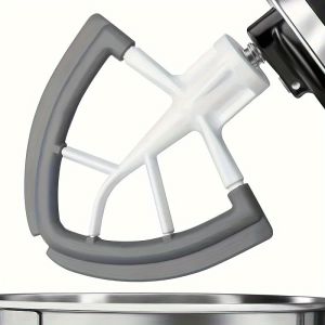 Flex Edge Beater For KitchenAid Tilt-Head Stand Mixer 4.5-5 Quart Flat Beater Paddle With Flexible Silicone Edges Bowl Scraper