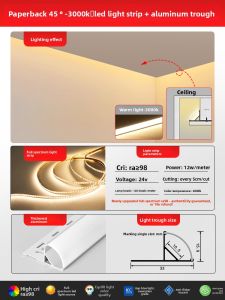 FELAR | Single-sided Up Lighting Linear Light for Living Room and Bedroom Ceiling