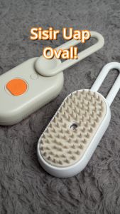 Hobilic Sisir Uap Kucing Bulu Rontok 3 in 1 Pet Grooming Electric Brush Spray Sikat Uap Silikon