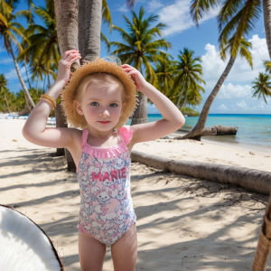 ชุดว่ายน้ำเด็กผู้หญิง ชุดว่ายน้ำแบบสวมหัว ชุดกันแดด แห้งเร็ว ชุดกีฬาสำหรับเด็ก ชุดว่ายน้ำเด็ก ชุดว่ายน้ำฤดูร้อน