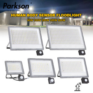 PIR Motion Sensor LED Flood Light Spotlight 220V Outdoor Projector 50W 100W 200W 300W 500W IP66 Waterproof Garden Floodlight