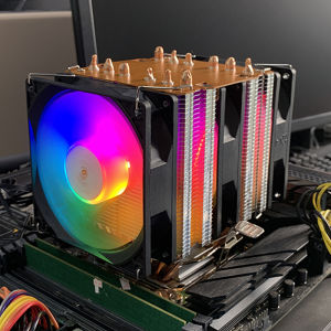 ชุดระบายความร้อนซีพียู X99 RGB แบบ 4PIN PWM 6 ฮีทไปป์ สำหรับ Intel LGA 1150 1151 1155 1200 1700 2011 X79 X99 AM3 AM4 AM5