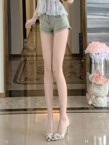 เซ็กซี่ โปร่งแสง รองเท้าแตะส้นสูงคริสตัลชี้นิ้วเท้าสําหรับผู้หญิงสวมใส่ปาร์ตี้กลางแจ้ง ทันสมัย รองเท้าลากเย็นแบบสวม