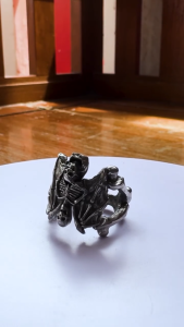 Pewterland Ringskull Skeleton Cincin Tengkorak Bahan Logam Timah Pria dan Wanita