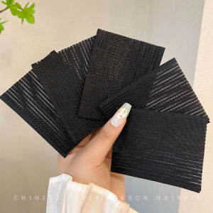 Miếng Dán Tóc Mái Tóc Con Màu Đen Kẹp Tóc Miếng Dán Tóc Sau Đầu Cho Nữ Phụ Kiện Tóc Miếng Dán Ma Thuật Cạnh Bên Tàng Hình Nổi Tiếng Trên Mạng Dụng Cụ Thần Thánh Trán