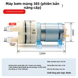 kuicc | Bơm Màng Tự Hút Nước 12V Chống Nhiệt Độ Cao