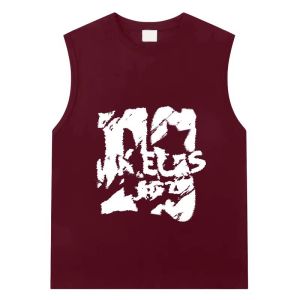 SHUQINGLAI | Cotton Racerback Vest Sleeveless T-Shirt Women