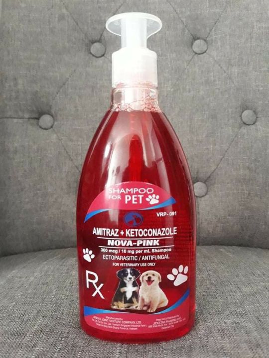 Pink store dog shampoo