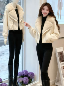 Shalldoer | French Luxury Large Fur Collar Parka Warm Short Jacket