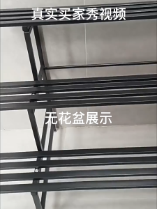 Carbon steel flower stand | Stable load-bearing | Balcony outdoor ladder rack | Multi-layer succulent pot rack | Rak Bunga Bertingkat