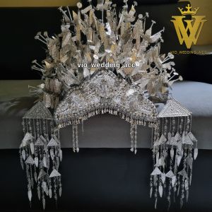 Set mahkota palembang silver No1