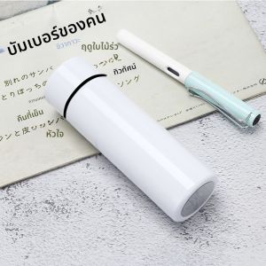 แก้วน้ำสแตนเลส 304 ขนาดเล็กแบบพกพาสำหรับผู้ชายและผู้หญิง แก้วน้ำอุ่นน่ารักและเรียบง่ายสำหรับนักเรียน อุปกรณ์เสริมสำหรับการป้องกันการก่อเหตุความรุนแรง