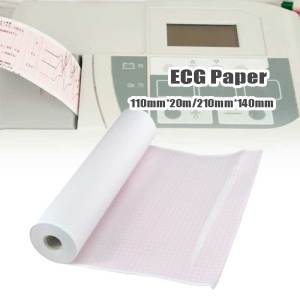 ECG Paper 210mm x 140mm x 20m / 110mm x 20m - Z Fold Pad / Roll