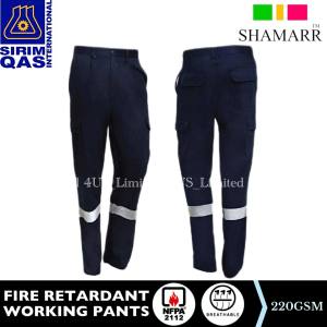 SHAMARR FIRE RETARDANT WORKING PANTS NFPA2112 (FR) -PPE SAFETY WORKING PANTS (SIRIM)