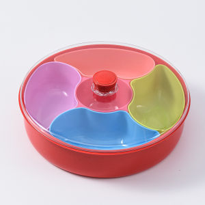 ZHIZHOU | Rotating Multi-compartment Plastic Snack Box