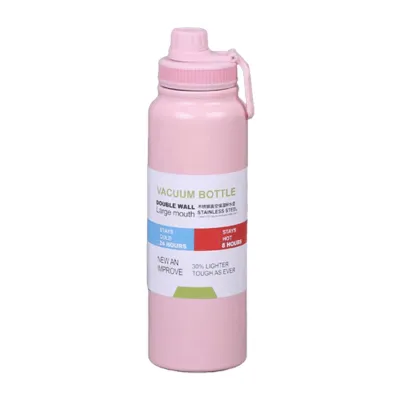 Large Capacity Outdoor Sports Water Bottle 304 Stainless Steel Insulated Cup Creative Portable Space Cup Simple 1000ml