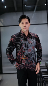 MOTIF ADITAMA Baju Atasan Kemeja Batik Slimfit Pria Premium Modern Lengan Panjang Pendek Full Furing | HANDAYANI BATIK