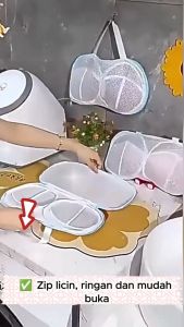 LOVIDA MALAYSIA Bra Protection Washing Bag Mesh Bra Washing Bag Bra Laundry Bag Undergarments Storage Pouch Tote Bra Beg 洗衣袋