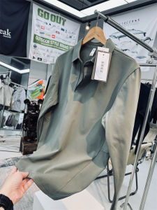 Warm Fleece Long Sleeve Polo Shirt Standard Fit Fashion Urban Style Polyester Fiber Autumn Sport Outdoor Cotton Sensation High Elastic Quick Dry