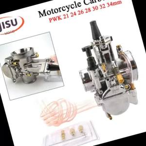 PWK 24/26/28/30/32/34mm Motorcycle Carburetor With Power Jet For Yamaha Suzuki Honda 2/4-stroke 180-300cc ATV Buggy Quad Go Kart