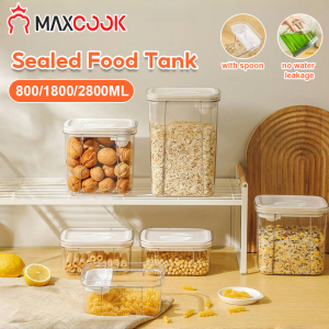 Maxcook  Kitchen storage fresh keeping box knob cover cover vacuum moisture proof transparent grain grain storage jar