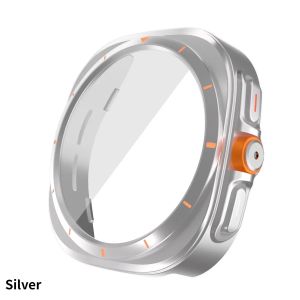 Change To Ultra Protector Case For Samsung Galaxy Watch 7 6 40mm 44mm Upgrade To Galaxy Ultra 47mm Tempered Glass Bumper Shell