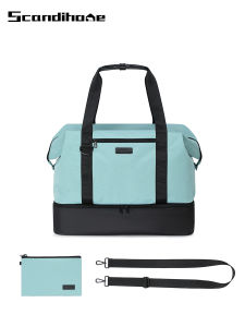 New Large Capacity Travel Storage Bag Clothes Organizer Portable Multi-Function Luggage Cover Suitcase Double Layer Easy Carry