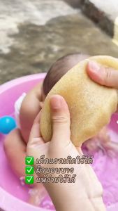 ANI Konjac Sponge ฟองน้ำใยบุกธรรมชาติ 100% นำเข้าจากประเทศเกาหลีใต้ KOREA - Super Soft Natural Baby Bath Sponge