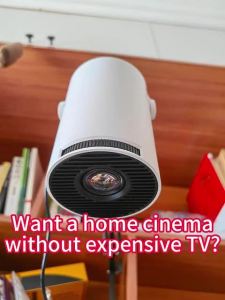 HY300 ULTRA Smart Projector Ultra Short Throw 1080P Supports 8K Decoding Android 13 System WiFi6 Bluetooth 5.4 Phone Screen Mirroring Game Direct Connection Eye Protection Home Theater