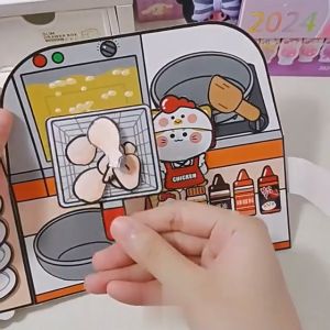 LD-M354 Mainan Edukasi Anak Quiet Book DIY No Cutting / Mainan Motorik Busy Book Activity Kids