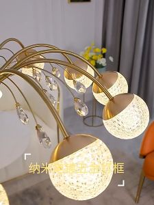LED luxury crystal chandelier modern and simple dining room bedroomliving roomceiling light European style lighting