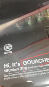 [Hỏa tốc] Màu Gouache Himi Miya Dạng Thạch 56 Màu 30ml Hộp Nhựa Có Quai Xách (không kèm cọ)